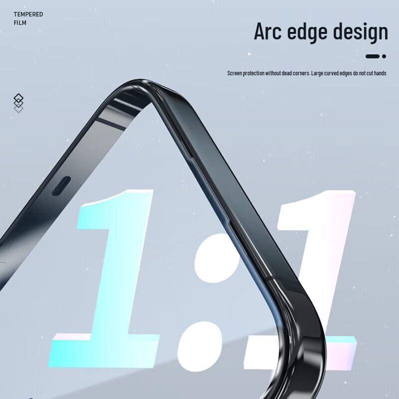 Mr. Blue Gorilla iPhone 15 Pro Max Privacy Tempered Glass Screen Protector