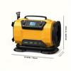 EAFC EU Plug Portable High Power Dual Power Air Compressors 110V-230V AC/DC Air Car Compressors Inflators Tire Inflators