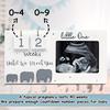Sonogram Picture Frame Ultrasound Photo Frame with Baby Countdown Weeks Baby Announcement Nursery Decor Gift for Pregnant Women