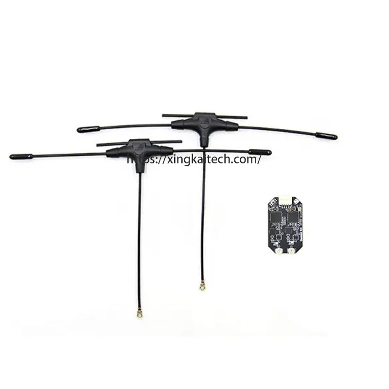 FPV ELRS 915M 2.4G Remote Receiver Equipped With T-shaped Antenna Can Achieve Five Reception Modes
