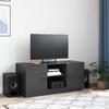 TV Stand Black 99 X 39 X 44 Cm Steel