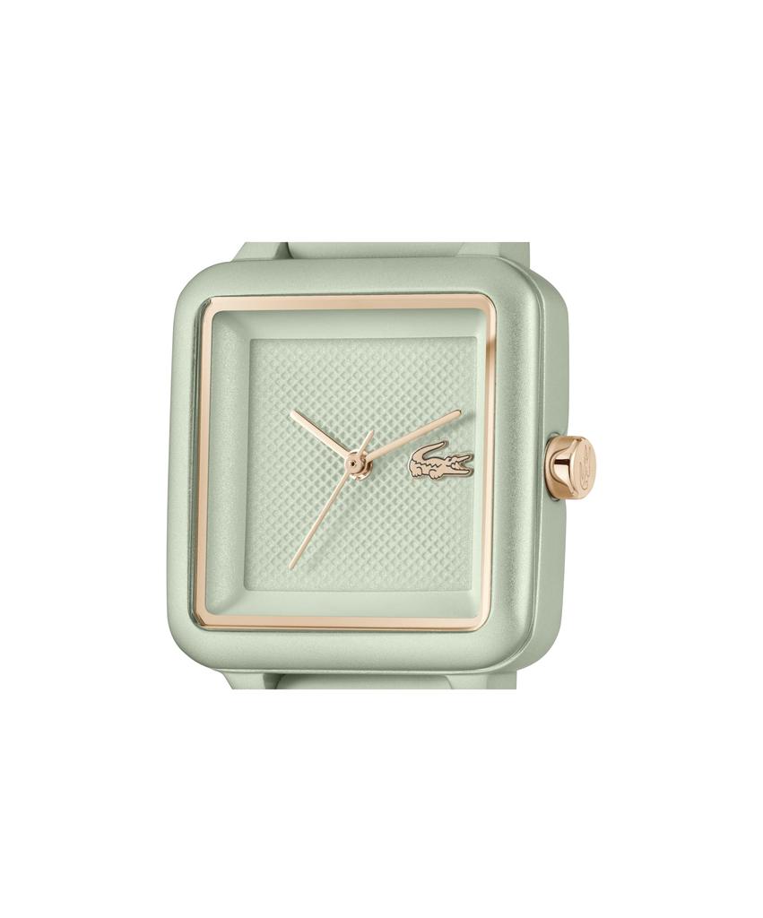 Lacoste Flow Qtz Basic Square Dial Ladies Standard Classic .12 Watch, Green, Size,