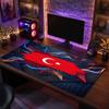 Turkey Football Crest Mouse Pad, Extended Non Slip Rubber Desk Mat for Gaming Office Laptop Fan Gift