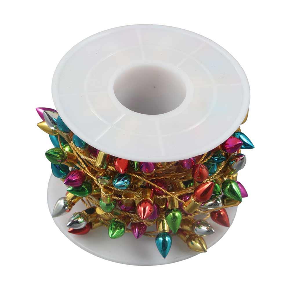 Colorful Fake Light String 5M Christmas Light Bulb Beads  Christmas Gift