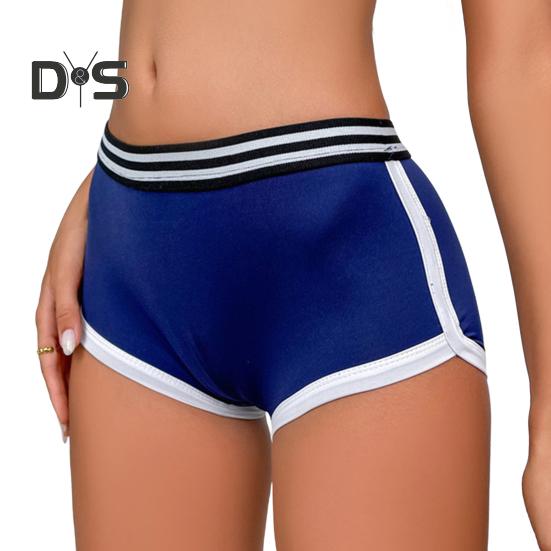 Damen-Boxershorts, atmungsaktiv, niedrige Taille, Unterhose, Fitness-Boxershorts für Sport, Zuhause, Fitnessstudio, Alltag