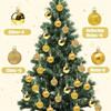 24pcs 3cm Christmas Balls Set Xmas Tree Hanging Pendant Christmas Decoration Home Party Hanging Ornament New Year Decoration