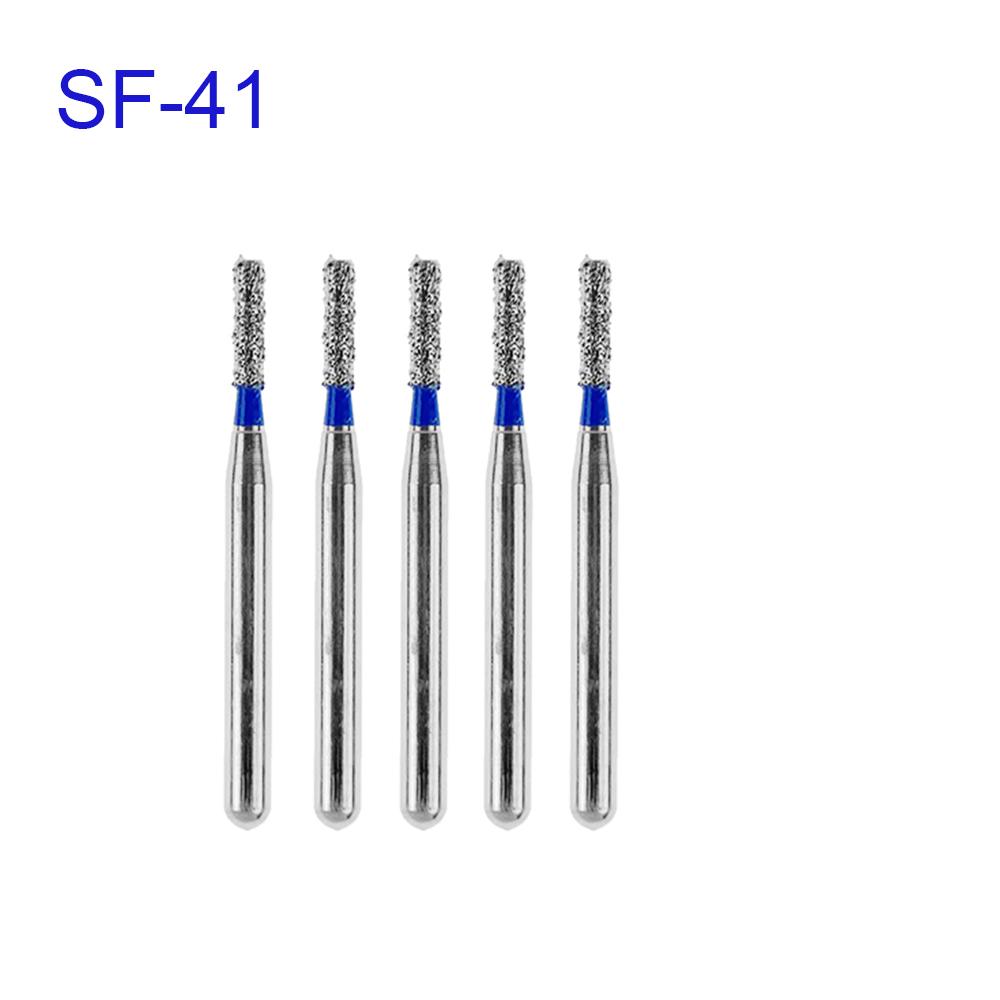 Dental Drills Fg Dia 1.6Mm 5Pcs/Pack High Speed Handpiece Diamond Bur All Series Teeth Whitening Dentistry Materials Supply