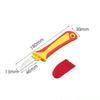 Electrician Knife Straight & Curved Blade Plastic Handle Insulated Wire Stripper Cable Stripping Knife Straight Head