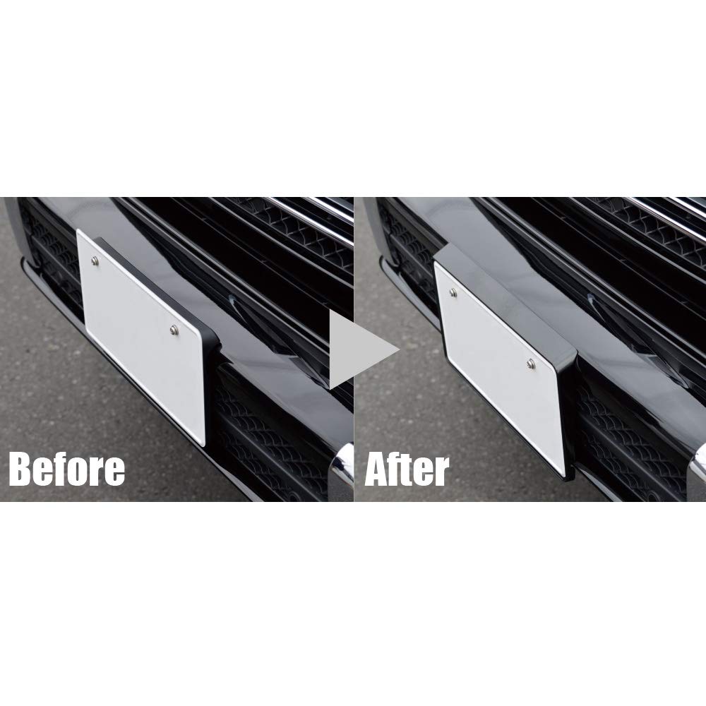 AZUTO License Plate Base for New (Black) Mercedes-Benz G-Class (W463A) G550/G350d (MHG018)