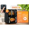 Friggitrice ad Aria Senza Olio a Doppia Cestella Verticale 12 L Air Fryer Friggitrice Berdsen 2800W Bd-664