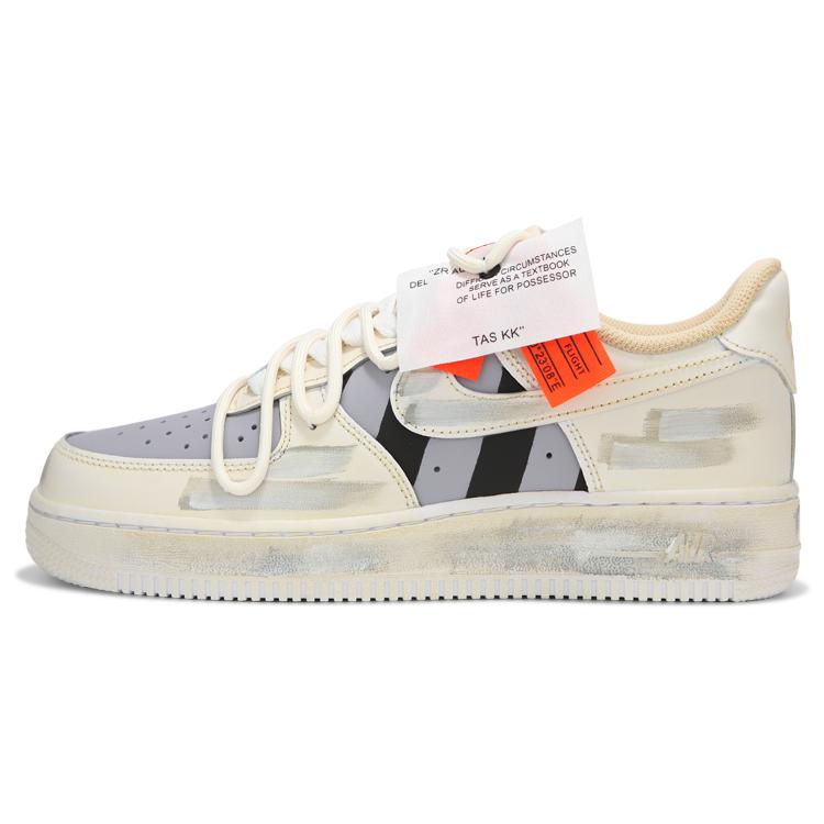 

Nike Air Force 1 Low top Skateboard Shoes Men s Ecru Gray CW2288-111(Team24-) 44.5