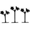 2 Sets Assembly Acrylic Earrings Jewelry Display Stand Organizer Storage Rack