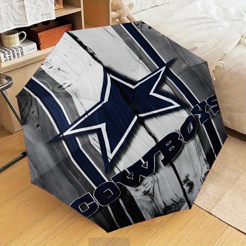 American Flag Cowboys Umbrella Folding umbrella, automatic umbrella 8-Frame for Travel, camping Use Gift for Halloween Christmas