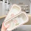 Kawaii Flower Transparent Glasses Case Flower Sunglasses Storage Box Glasses Protective Case Gifts For Girls