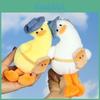 Charming Miniature Plush Duck Keychain Adorable Soft Yellow Duck For Collectors