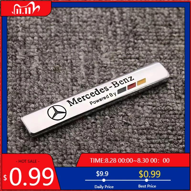 GLC GLB 3D Metal Badge Car Styling Stickers Decal Car Accessories For Mercedes Benz AMG W203 W206 W220 W205 W211 W212 W201 W210