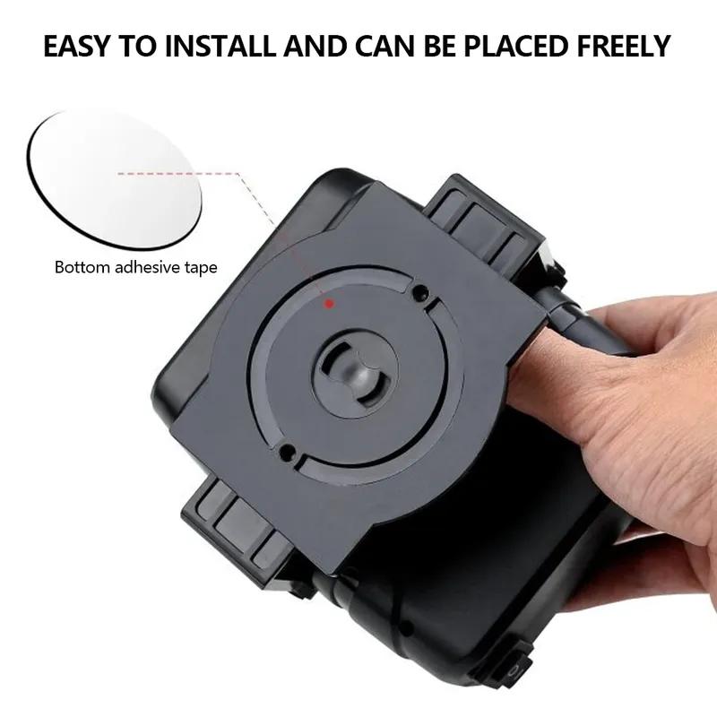 12V/24V Universal Car Heater Electric Quiet Vehicle 360 Degree Adjustable Small Space Thermostat 2 Level Temperature Car Heater