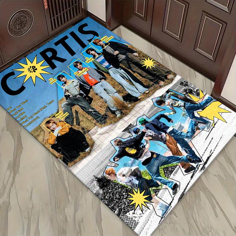 CORTIS Kpop Carpet Rug for Living Room Bedroom Home Sofa Decoration,Kids play Non-slip Floor Mat