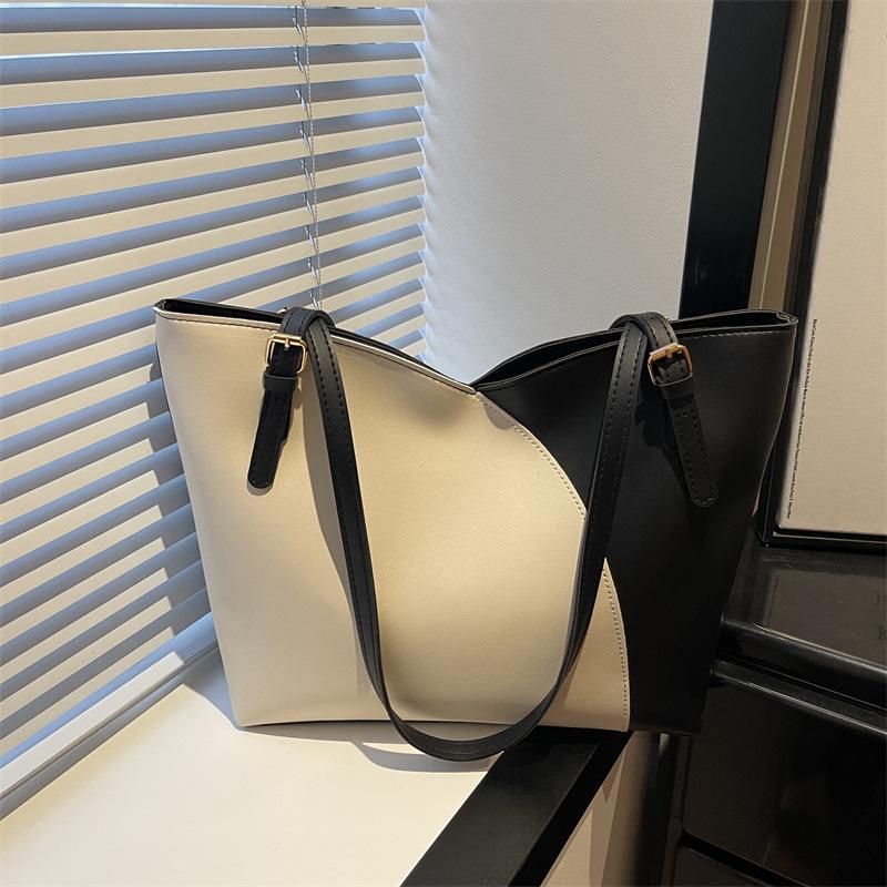 Large-capacity Tote Bag - Stylish Hand-held Casual Chic Shoulder Bag