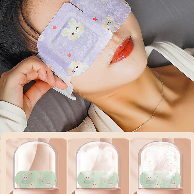 1 szt. Ciepła parowa maska na oczy do spania, masaż oczu, kompres, pielęgnacja oczu, relaks, usuwanie cieni pod oczami, jednorazowa parowa maska do spania