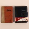 Bussiness Pocket Notepad PU Cover Leather Notebook Office Accessories Mini Notebook  Stationery