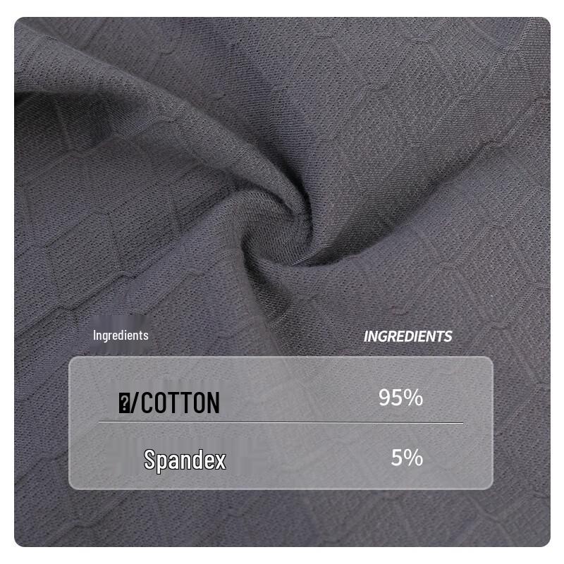 LANGSHA Men's Summer Cotton Boxer Briefs (2-Pack)