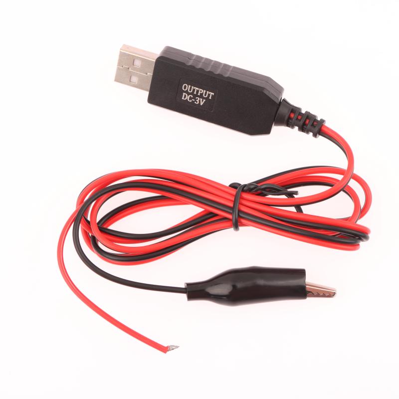 1 kus Multimetr Mikrofon Hračka Dálkové Ovládání Lékařské Přístroje USB 5V Na 3V Měnič Zvyšující Napětí Napájecí Kabel
