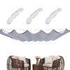 Shade Sail Retractable Lawn UV Block Cover Adjustable Awning Canopy For Gardeners Homeowners Landscapers Renter Pool Side