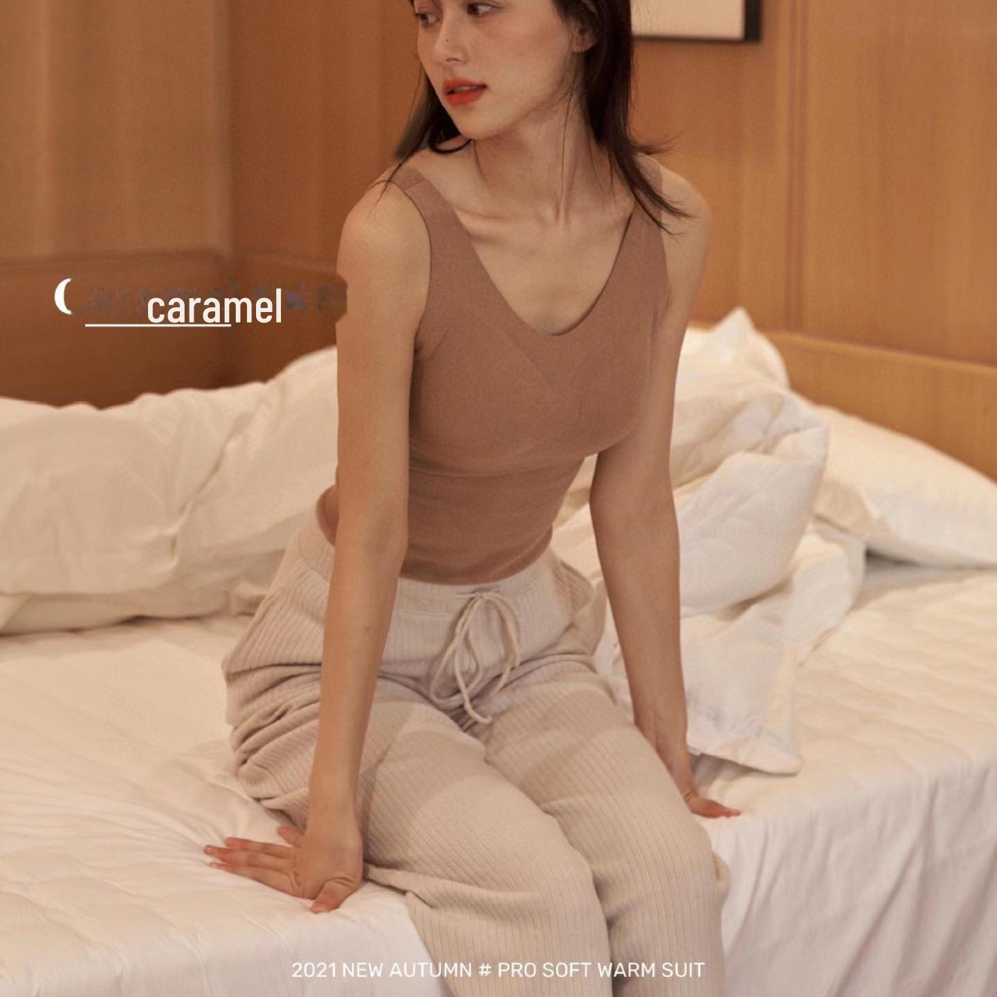 

Женский зимний бархатный жилет с нагрудными вкладышами — нижнее белье не требуется, однотонный, модный, плотный, теплый верх. Size L: 105-120 jin