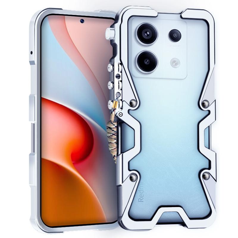 

Бронированный металлический каркас Ударопрочный чехол Для Xiaomi Redmi Note 12 Pro Алюминиевый бампер Чехлы Fundas Redmi 11e 11T 12 Turbo 13 Pro + 5G Note 11E Pro