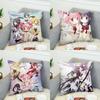 Puella Magi Madoka Magica Pillow Case For Car Sofa Decorative Home Doublesided Print Plush Square Throw Pillow Cushion Cover
