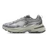 Li Ning Cushioning Slip Resistant Abrasion Resistant Breathable Rebound Low top Casual Shoes Men's Silver Gray AGCV275-2