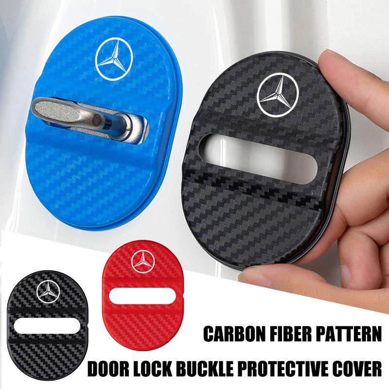 AABGW1 For Benz Car Styling Door Lock Protective Cover Plastic Anti Rust Sleeve Auto Accessories CITAN VITO SPRINTER CLS SLK Sport ML