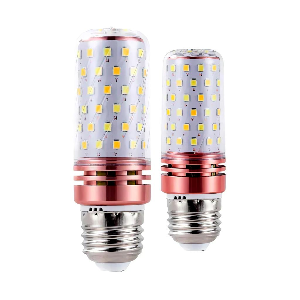 Energy Efficient E27 LED Corn Bulb 220V 12W 16W, No Flicker SMD2835, for Home Lighting Indoor Decor Bright Bulb Replace 100W Halogen, Warm/Cool White