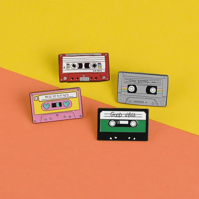 Creative Cartoon Alloy Badge: Oil Drop Tape Series Brooch