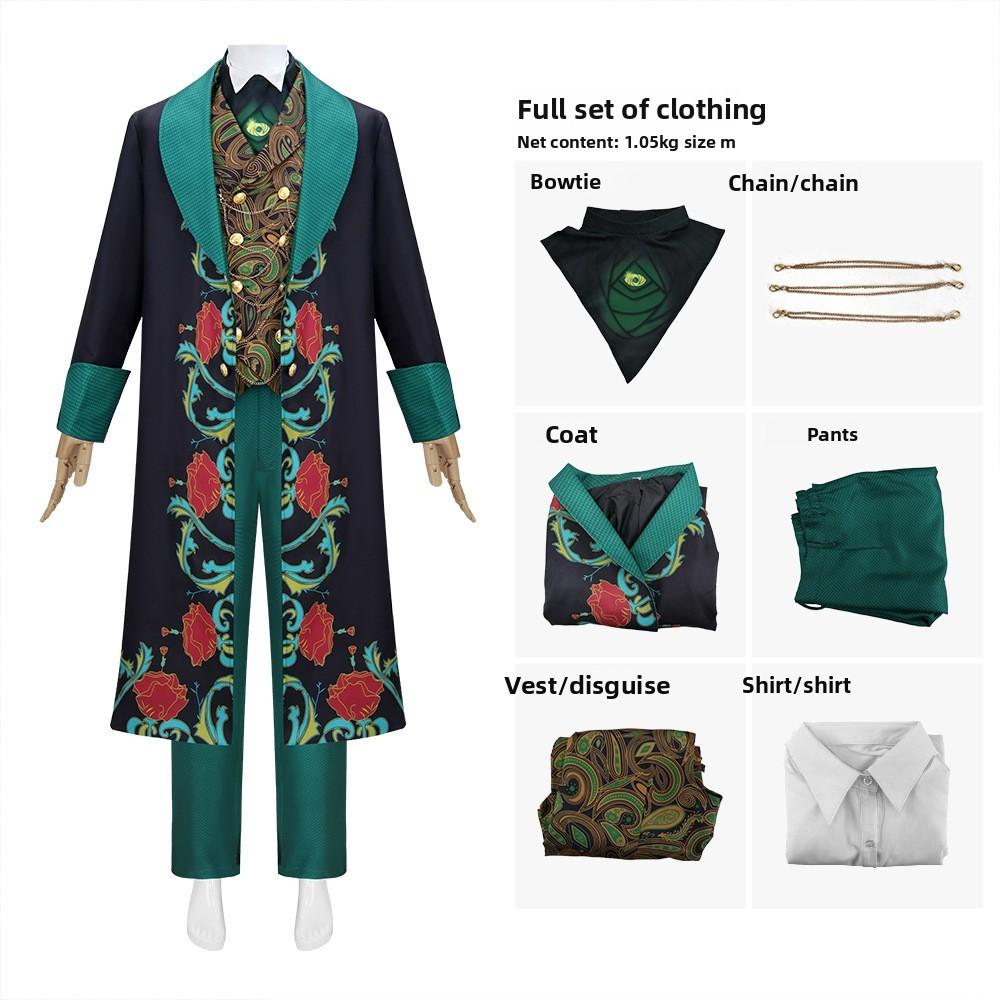 Wicked Elphaba Witch Costume Set For Cosplay Fantasy Role Play