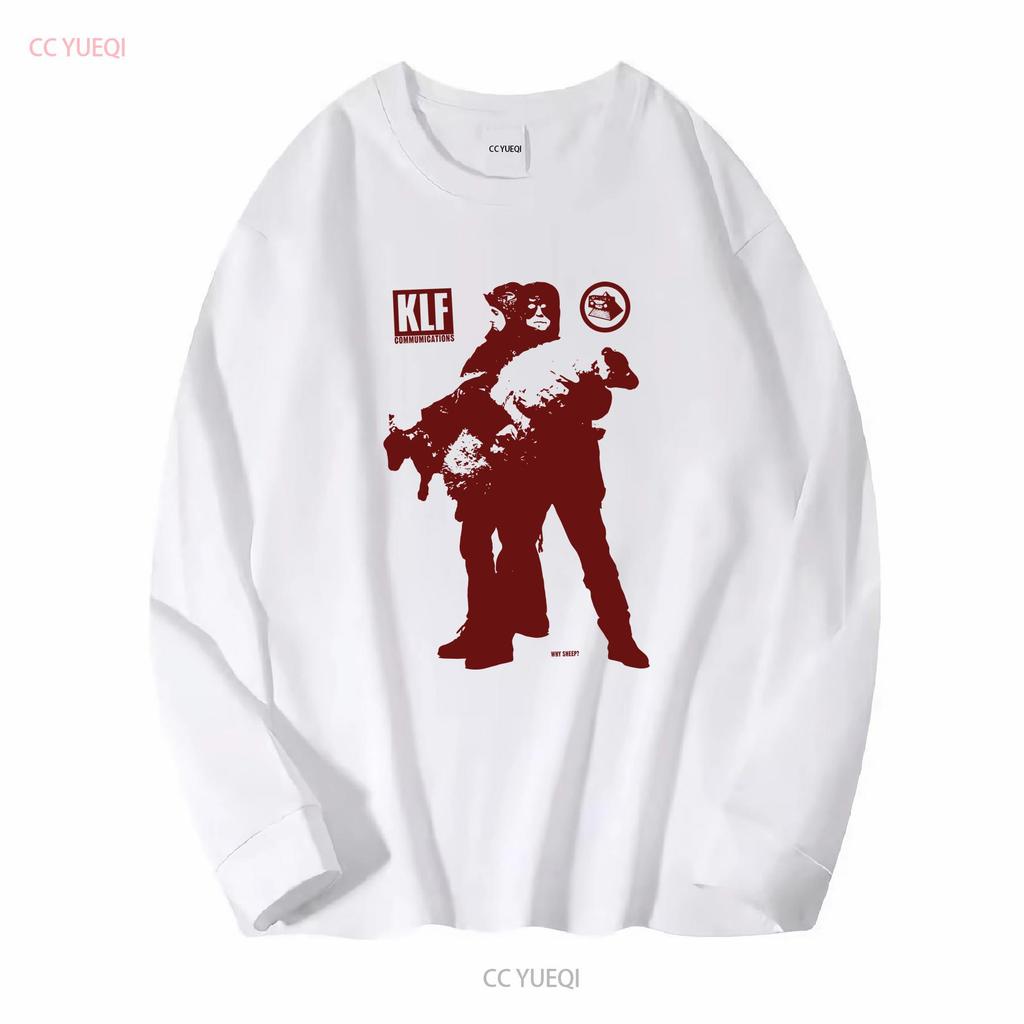 the KLF Why Sheep T Shirt s Vintage Style vintage Washed Soft Comfortable Breathable Casual fashion homme
