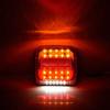 2X 12V 26LED Submersible Trailer Lights Stop Tail Turn Signal Lights License Number Plate for Trailer Truck RV Lighting Upgrade