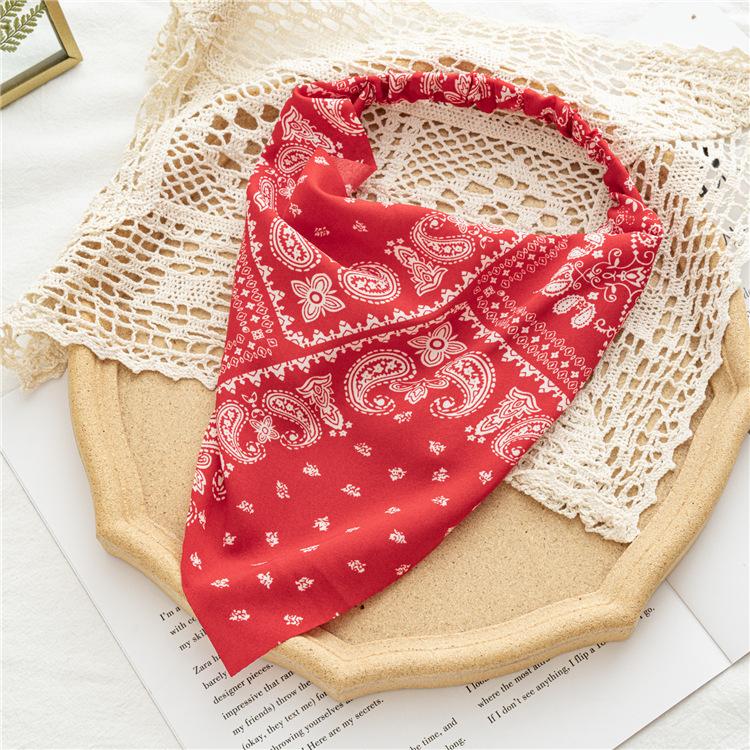 Women's Turban Hairband Elastic Wild Simple Wide Version Elastic Band Headband Hair Accessories Hair Rubber Band