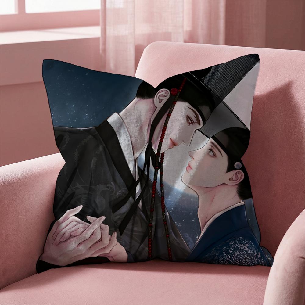 

The GhostS N-Nocturne Cushion Cover Multi-Scene Pillow Cover for Home & Car - Reversible, Soft & Durable for Daily Use 30cmx30cm