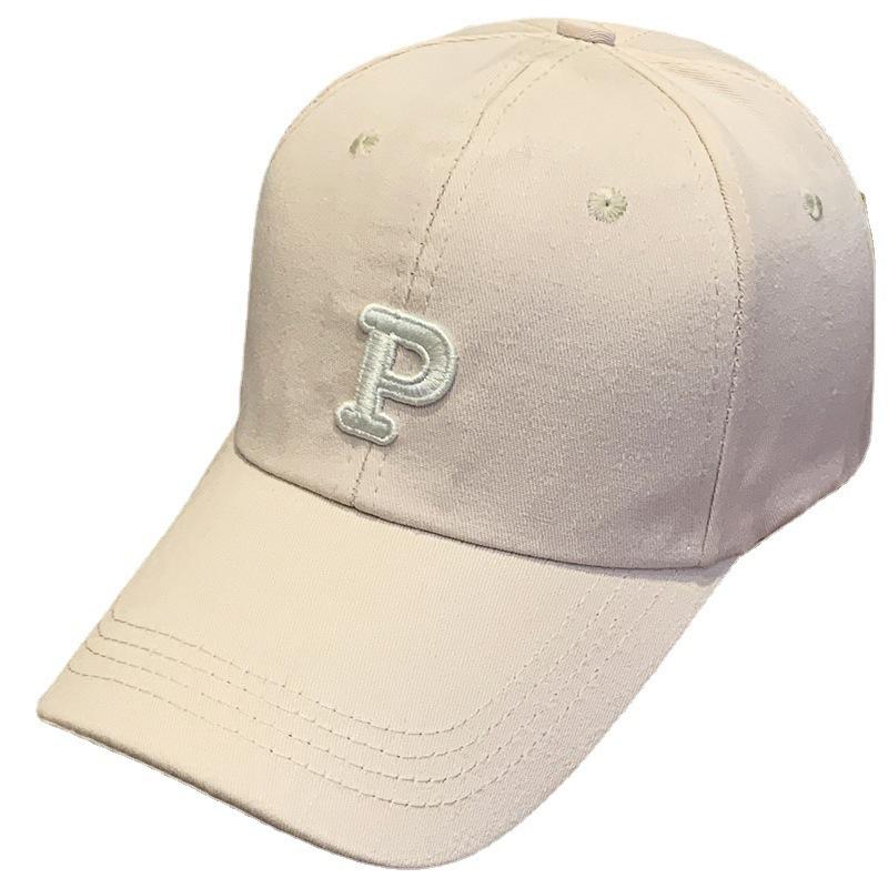 Letter P The Embroidery Mens Summer Sun Protection Baseball Cap Breathable Hat