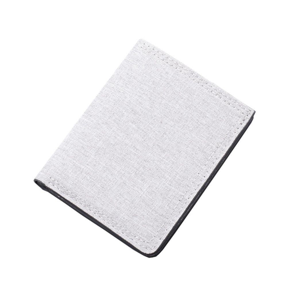 Новая Мода Мужской Холщовый Короткий Кошелек Кошелек для Мелочи Кошелек Мужской Кошелек для Мелочи Держатель для Карт Многофункциональный Маленький Кошелек