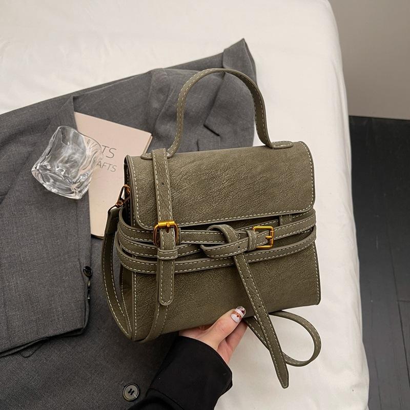 

Retro suede matte handbag women s winter new niche high-value daily messenger bag