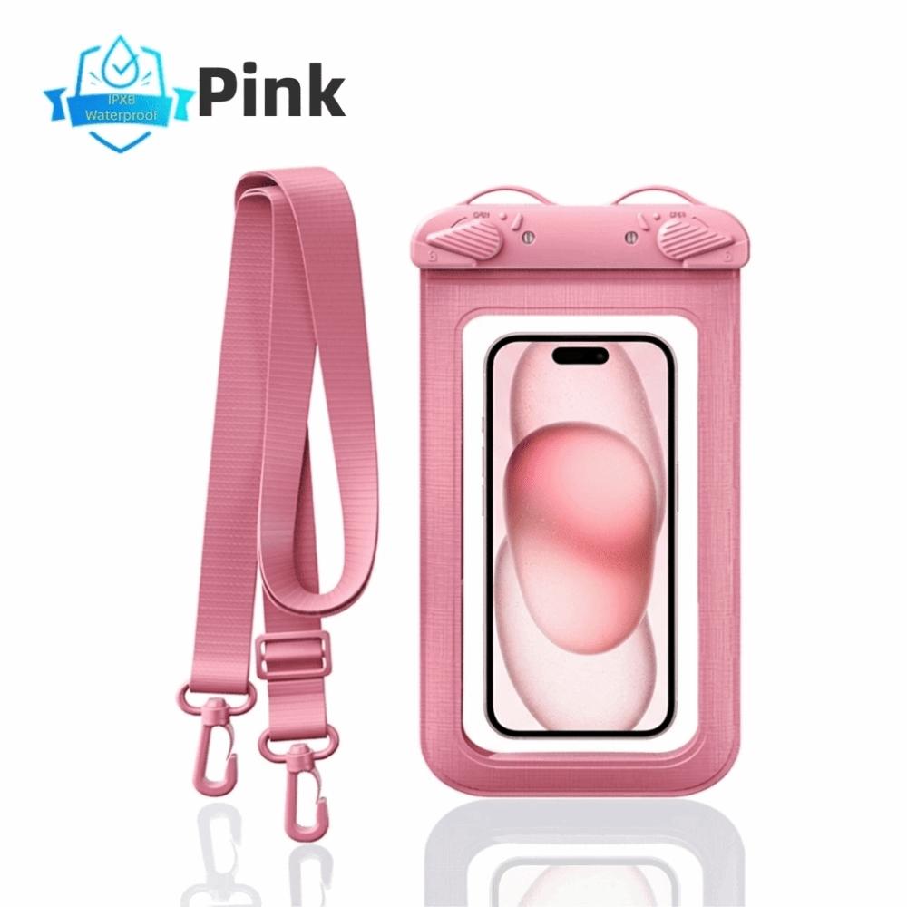 With Hang Rope Waterproof Phone Case 7.5 Inch Phone Waterproof Pouch Touch Screen Case  Swimming