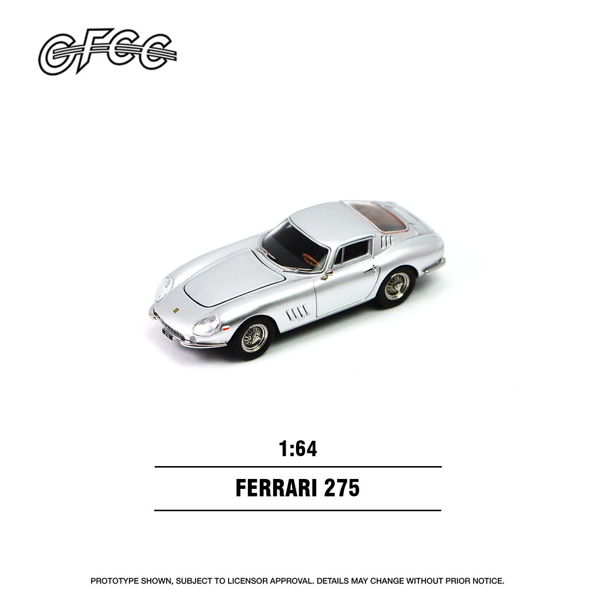 GFCC 1:64 Ferrari 275 Retro classic Diecast Minicar Alloy Classic Collector Vehicle Boy Gifts