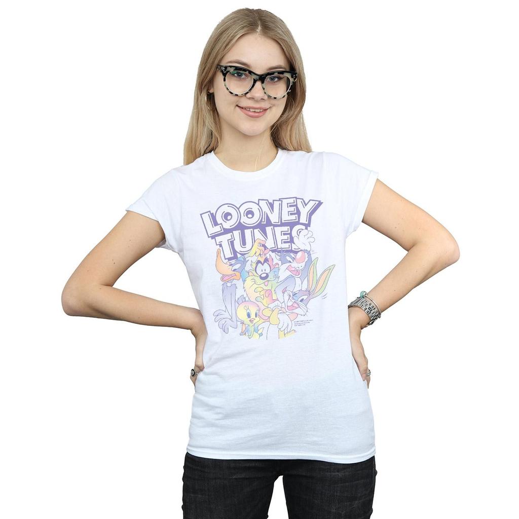 Looney Tunes Womens/Ladies Rainbow Friends Cotton T-Shirt