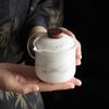 Portable outdoor ceramic travel tea set, Kuaike cup, one pot, three cups, souvenir, outdoor camping, shockproof