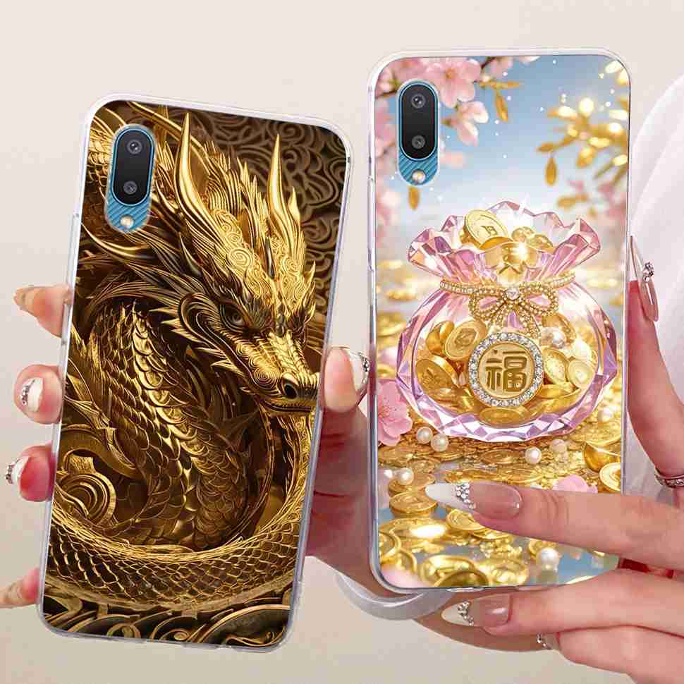For Samsung Galaxy A02 Case SM-A022F Soft Silicone Colorful Painted Cover Case For Samsung A02 A 02 Galaxy M02 M022F Fundas Bags