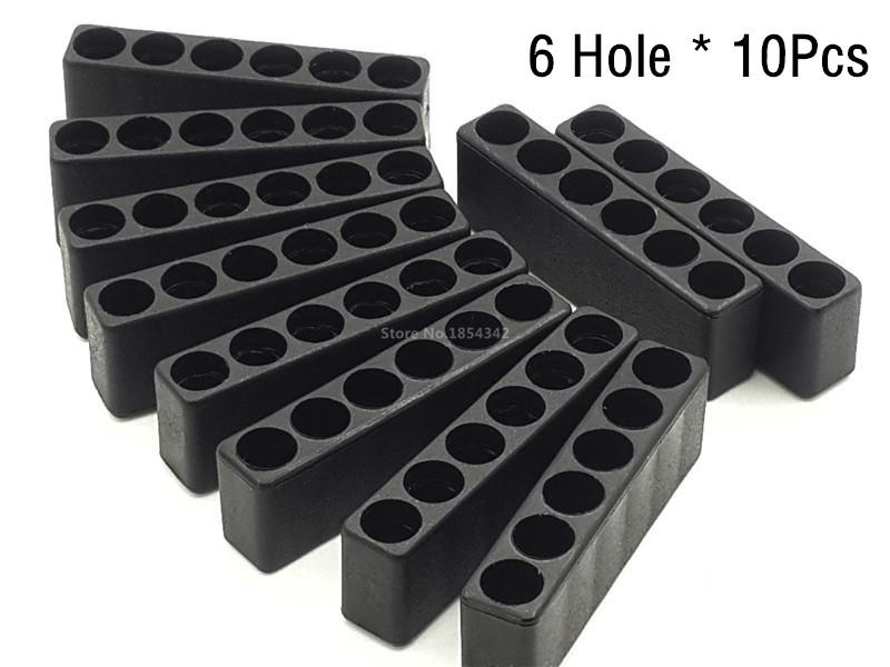 

5Pcs/Set 6/10/12 Holes Hex Shank Screwdriver Bit Holder Plastic Screwdriver Head Storage Drill Bit Stand For Power Accessories