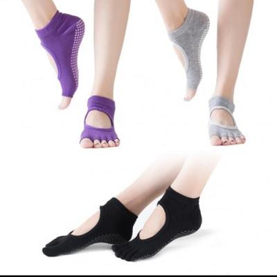 Yoga Pilates Socks Home Training Non-Slip Anti-Slip Toe Socks
